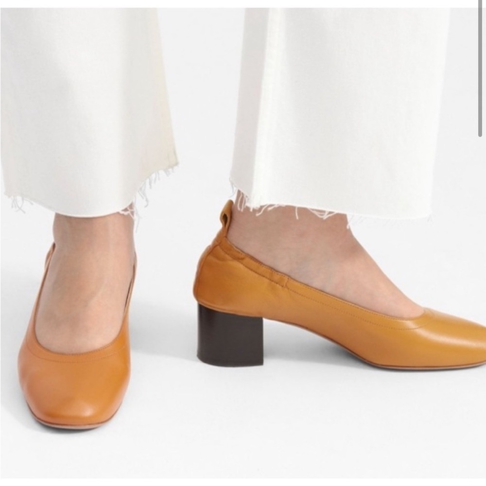 Everlane Italian Leather Day Heel ☀️💛⭐️🌟🌻🌼🌙🍋